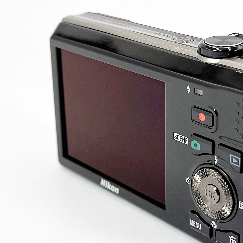 ニコン COOLPIX S6000 フラッシュレッド コンデジ カメラ 中古