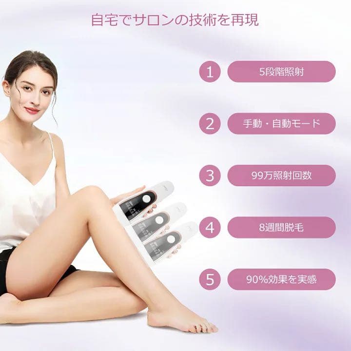 脱毛器IPLレーザ脱毛器 家庭用脱毛器 レディー メンズ 新品未使用 大人気