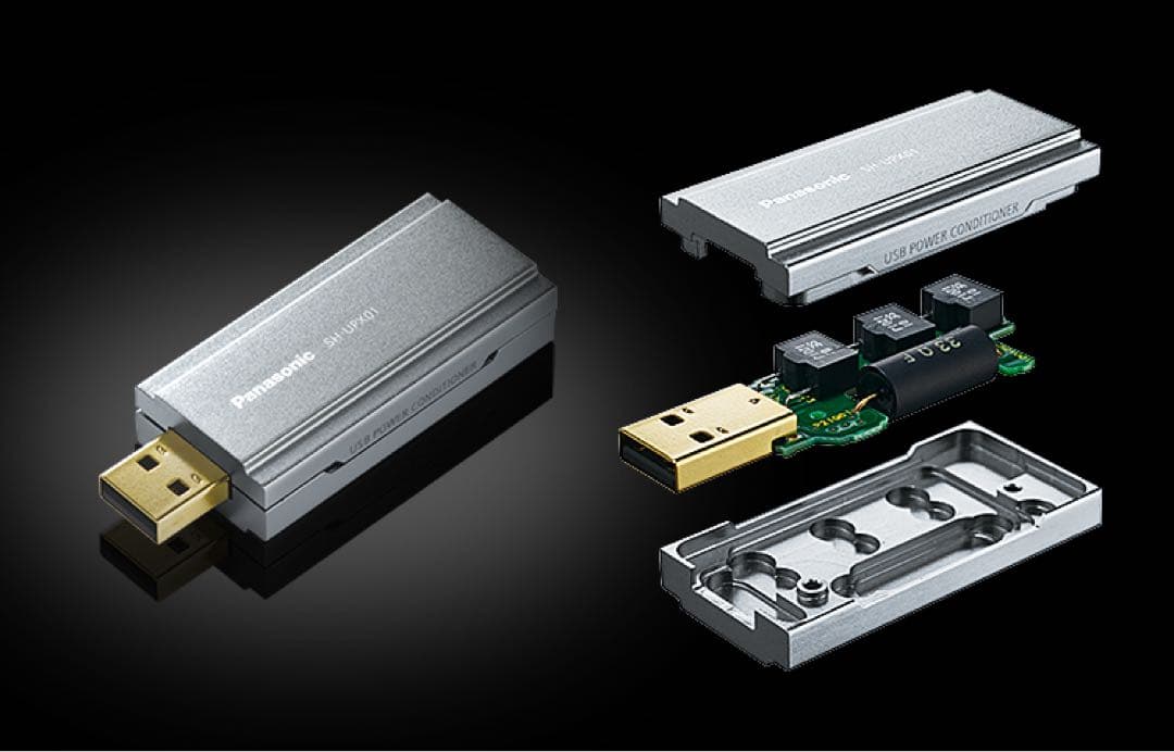 Panasonic　USBパワーコンディショナー　SH-UPX01 新品同　送料