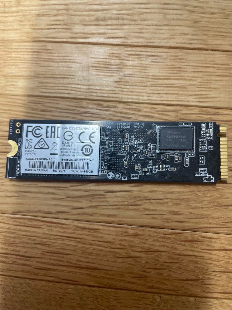 メモリー CORSAIR MP510 M.2 960GB