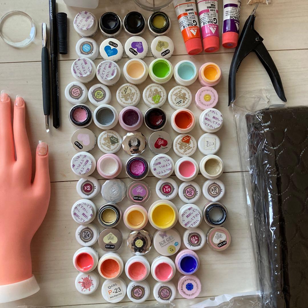 ネイルアート用具セット UVライト付き