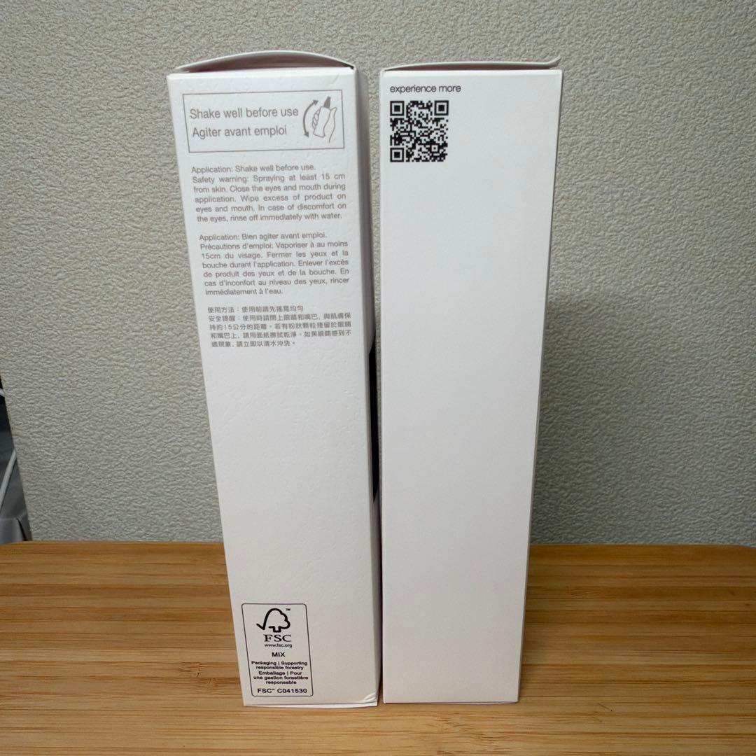 shu uemura アンリミテッド メイクアップ フィックス ミスト2本
