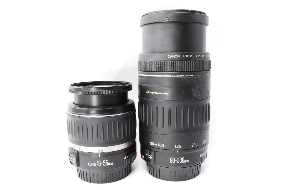 Canon kiss X5 一眼レフ☆超望遠付きWレンズ☆近くも遠くも撮影OK！