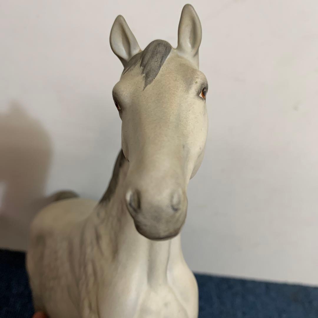 ベスウィック BESWICK 英国イングランド 馬 ホワイトホース 置物