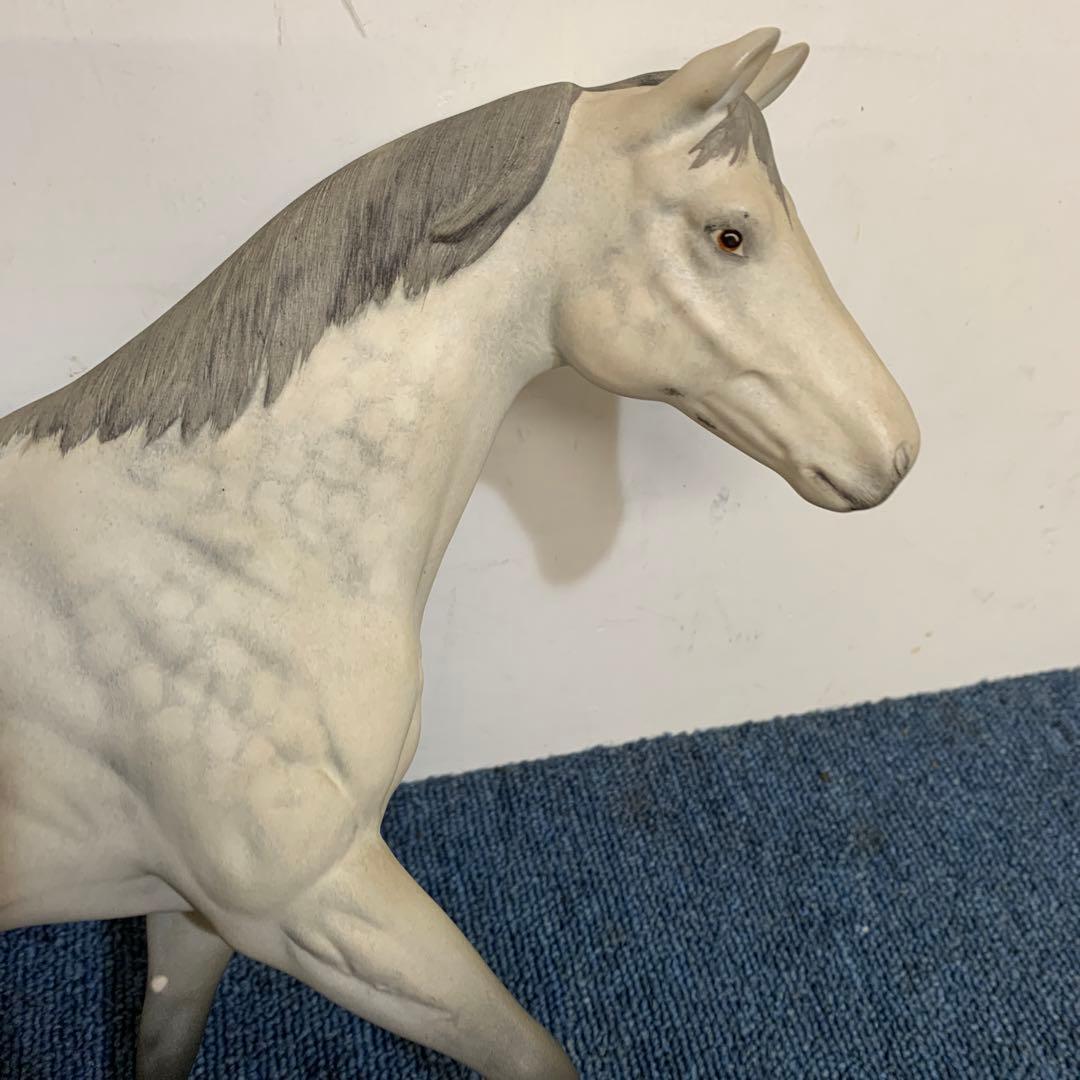 ベスウィック BESWICK 英国イングランド 馬 ホワイトホース 置物