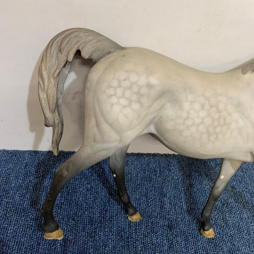 ベスウィック BESWICK 英国イングランド 馬 ホワイトホース 置物