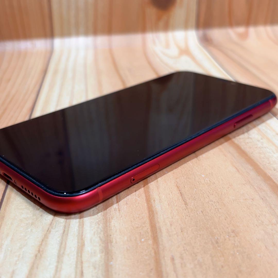 SIMフリー 本体 iPhone 11 128 GB 622 レッド 電池交換済