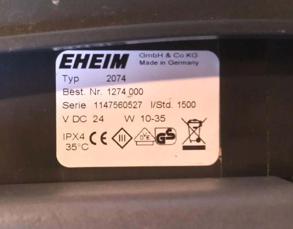 EHEIM プロフェッショナル3e 2074 Hz50/60