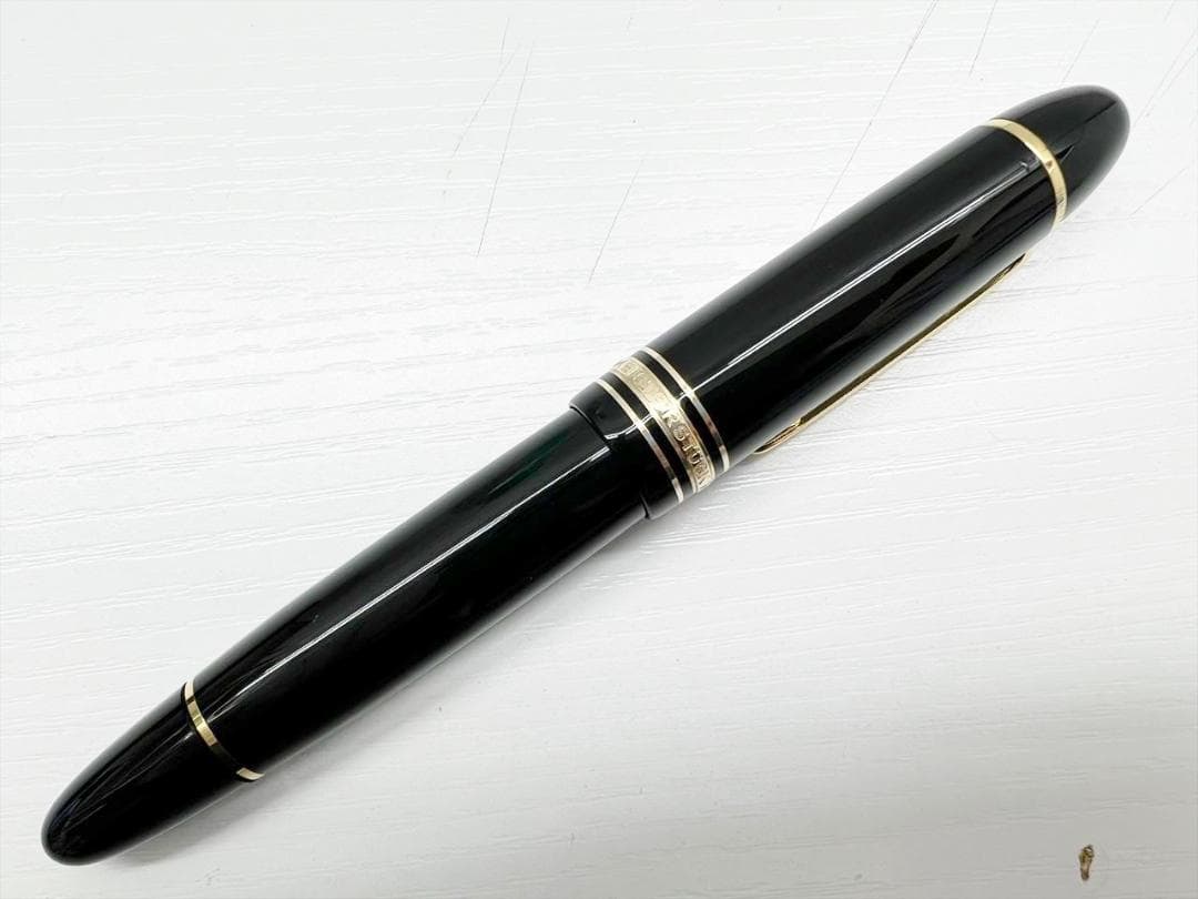 美品　モンブラン　マイスターシュテック　149　万年筆　黒　ゴールド　18K