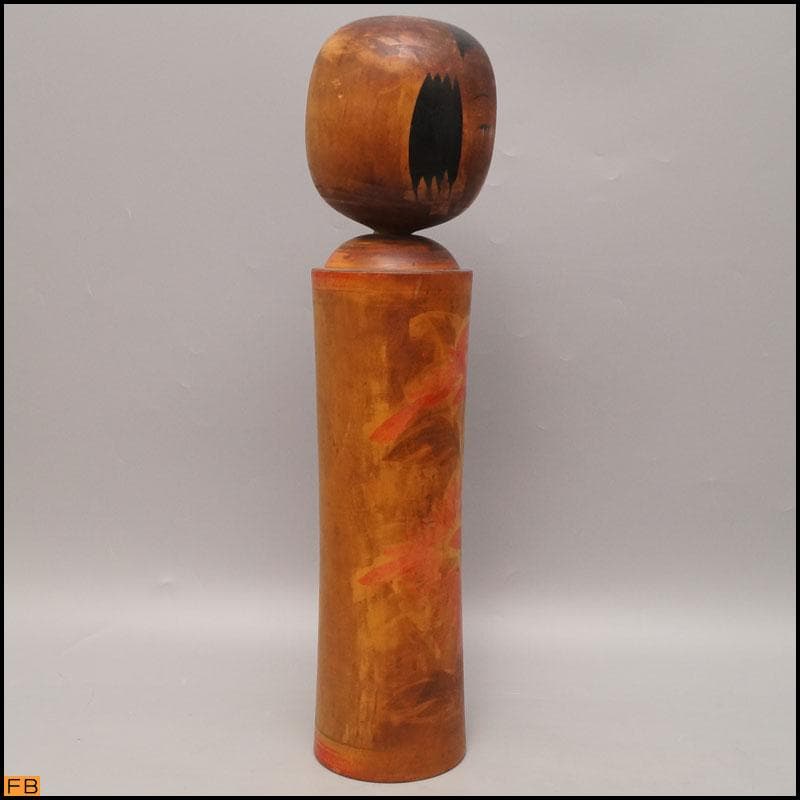 昭和レトロ 岡崎斉司 鳴子 こけし 高さ60cm