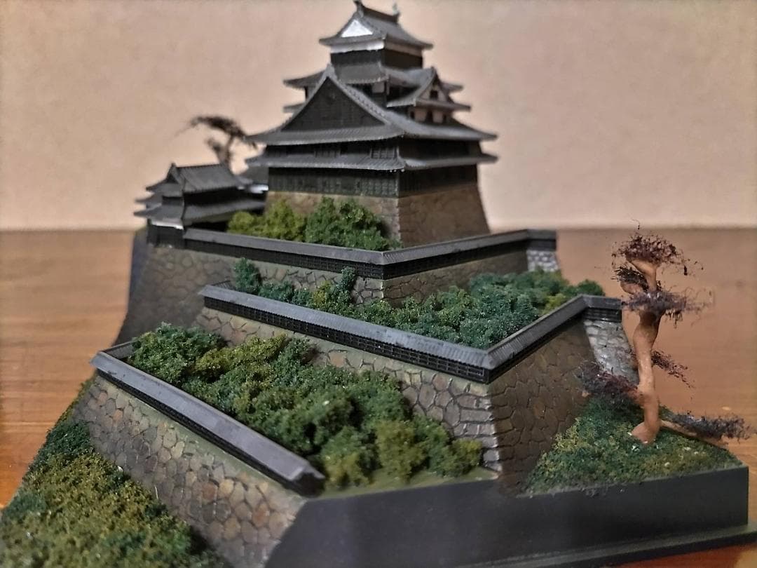 松江城プラモデル完成品