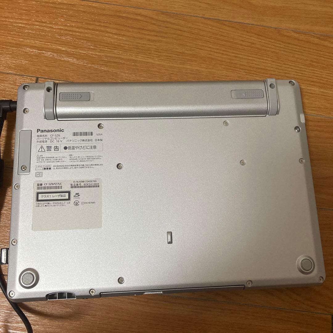 パナソニック レッツノート CF-SZ6 メモリ 8GB/217GB
