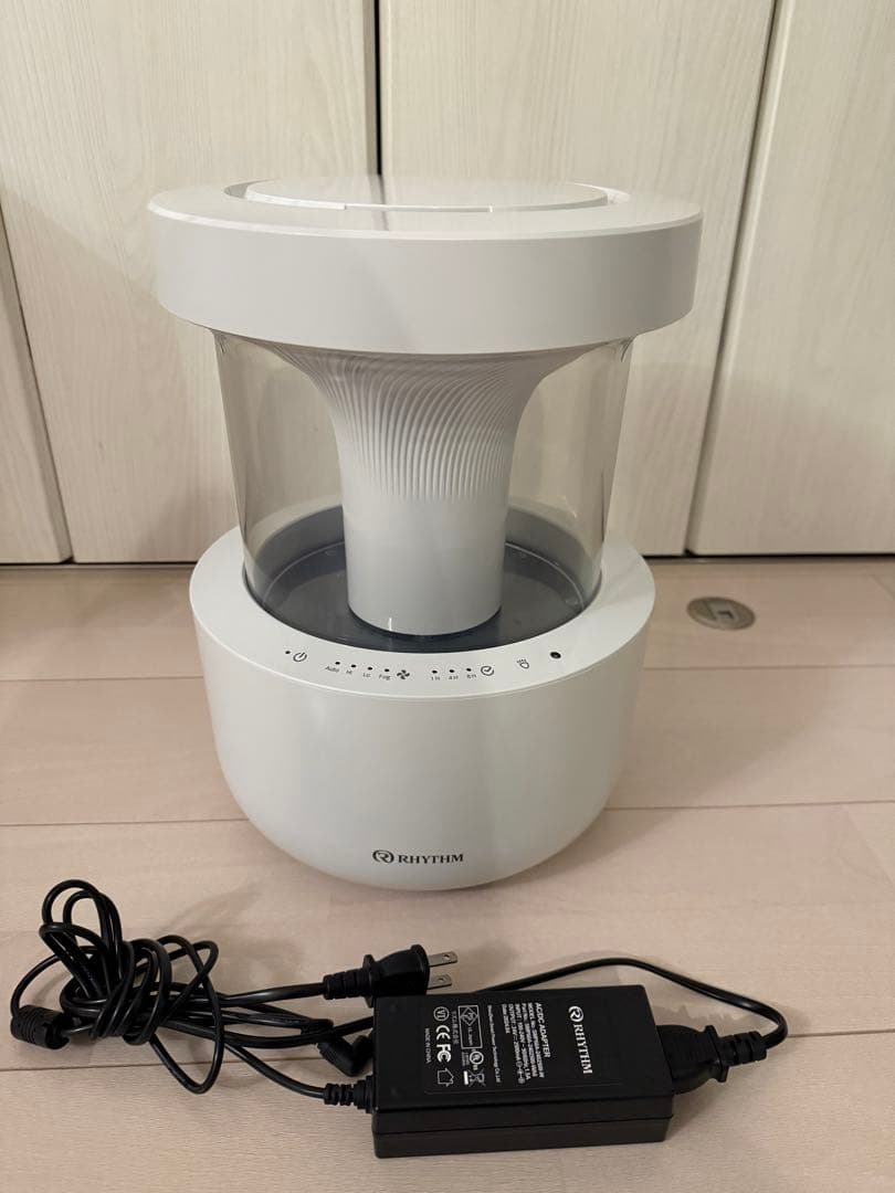 RHYTHM リズム 超音波式加湿器 お手入れ簡単 タンク乾燥機能付き10畳対応
