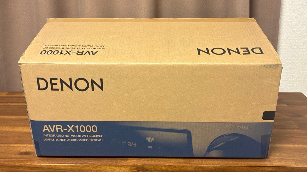 DENON AVアンプ AVR-X1000 ブラック