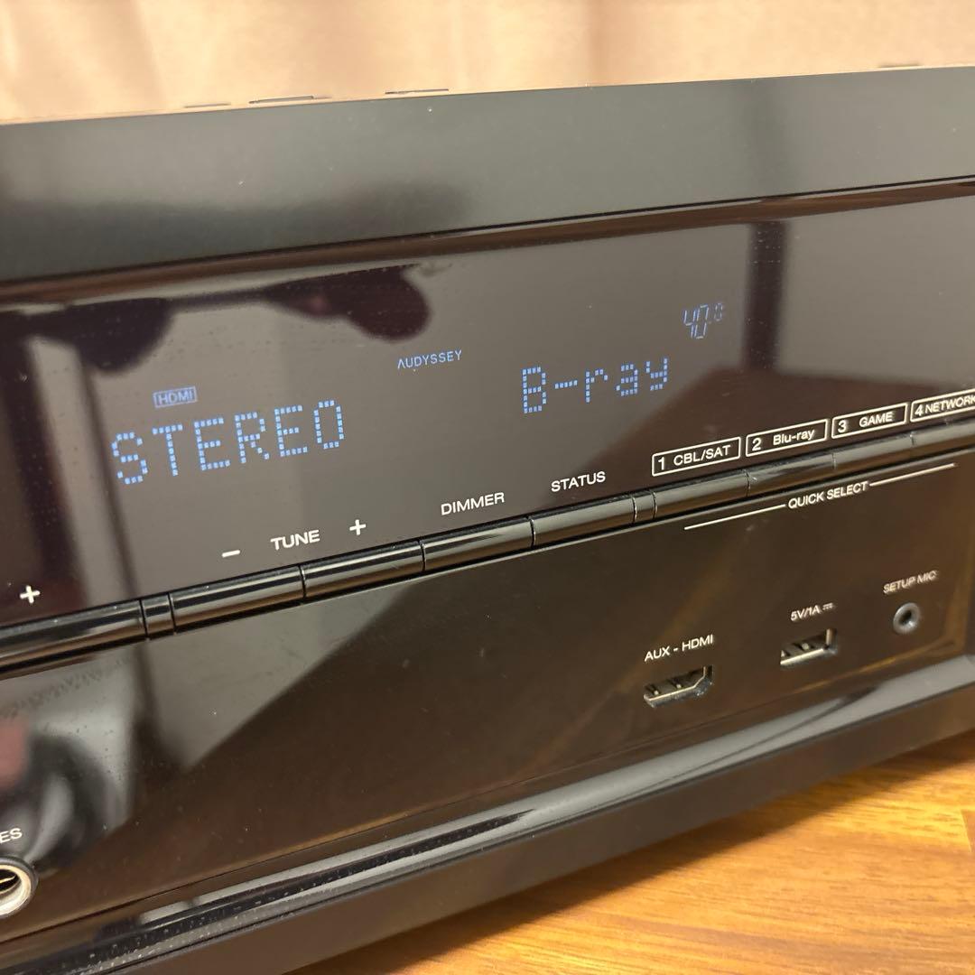 DENON AVアンプ AVR-X1000 ブラック