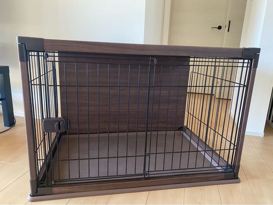 小型〜中型犬用ブラウンケージ