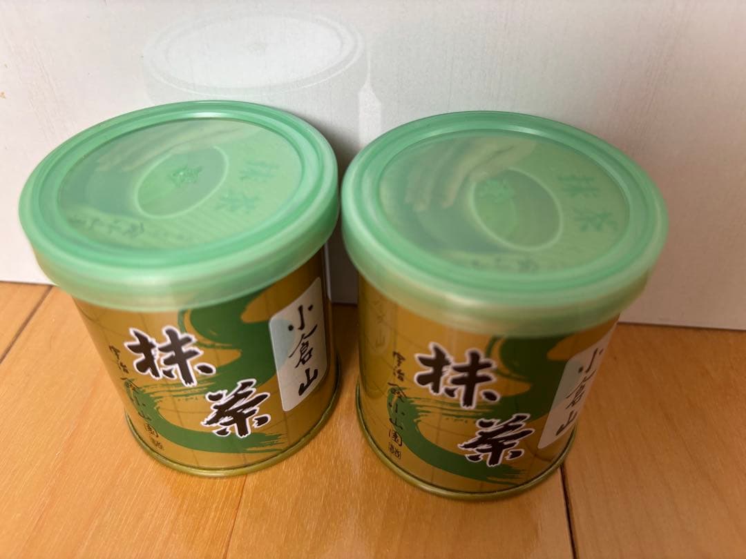 小倉山 宇治　山政小山園　抹茶 30g×2缶