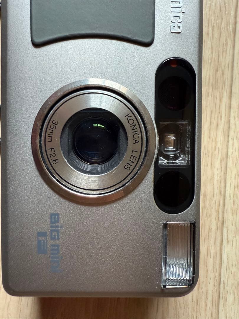 KONICA BIG MINI F シルバー コンパクトカメラ　ジャンク