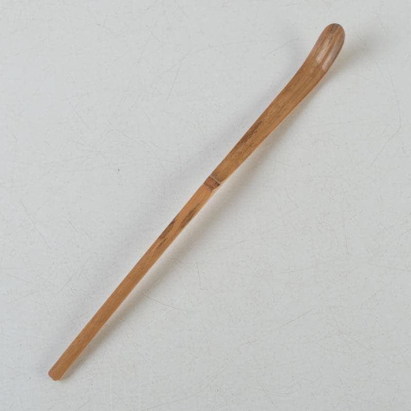茶道具　宝林寺古材　茶杓　分陀利華　筒袋共筒共箱　V　8604