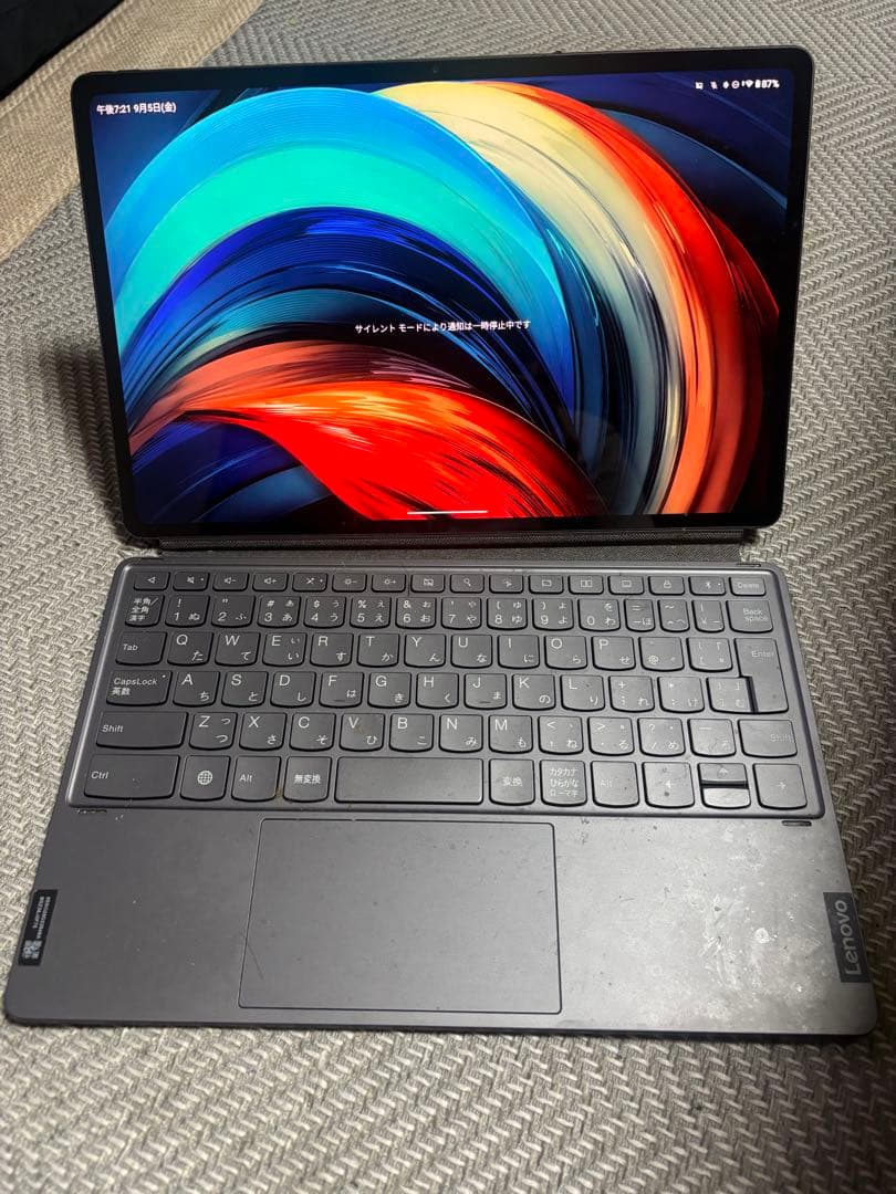 Lenovo Tab p12 pro 本体 キーボード付き グレー