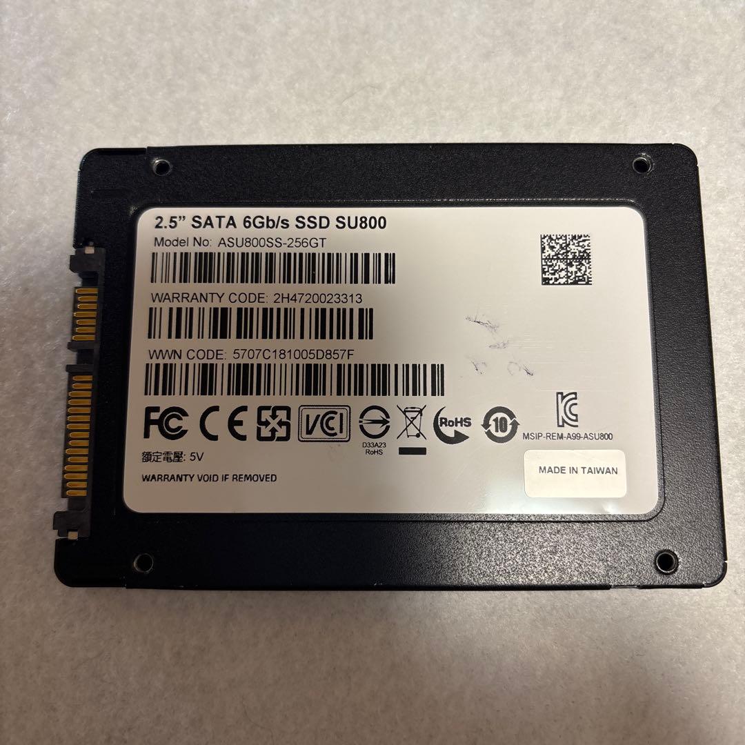ADATA SU800 256GB 2.5インチ SSD