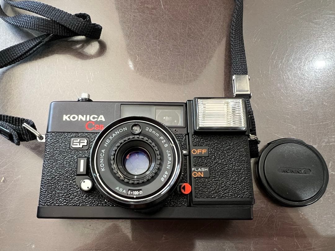 KONICA C35EF ブラック フィルムカメラ