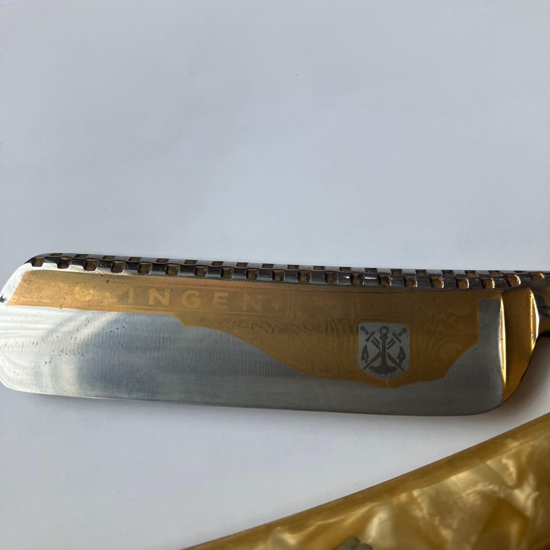 【美品】ゾーリンゲン SOLINGEN 剃刀 ストレートレザー