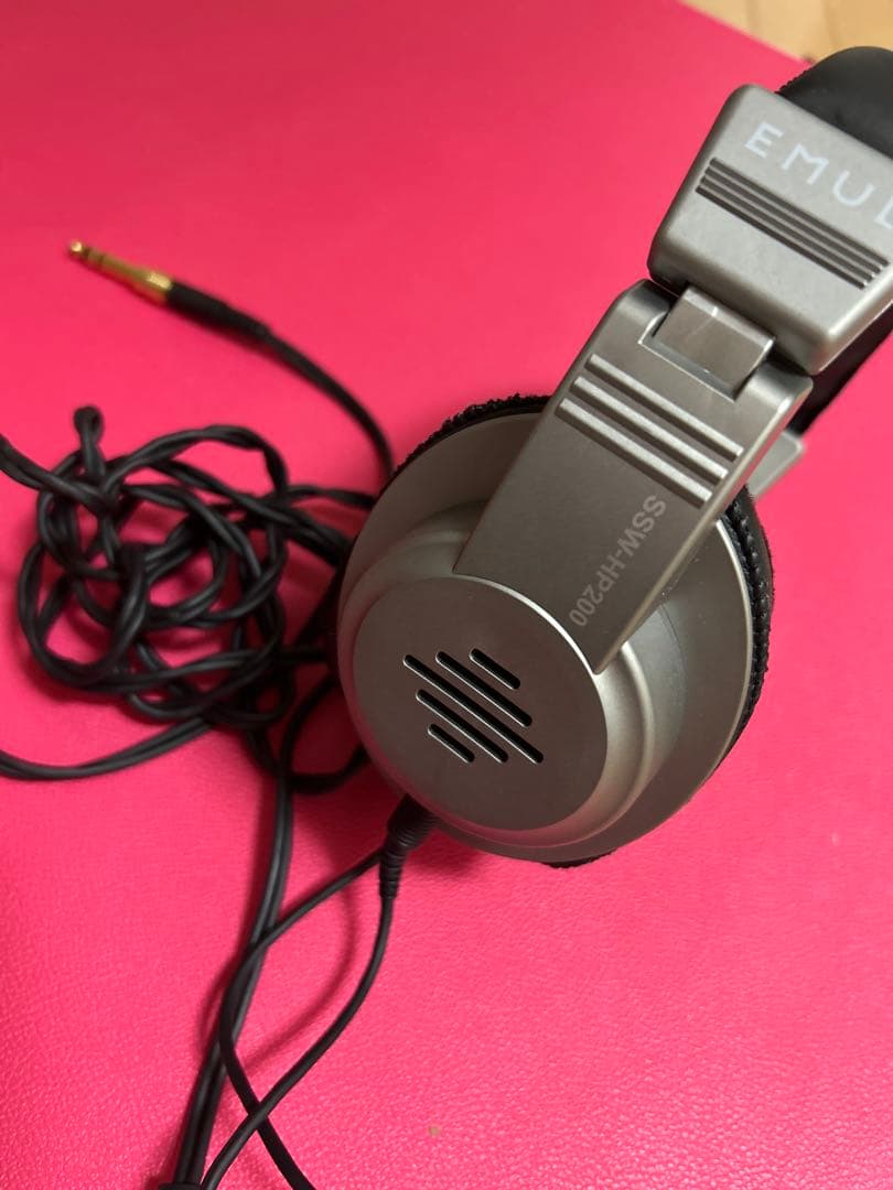 EMUL SSWHP200 有線ヘッドホン シルバー