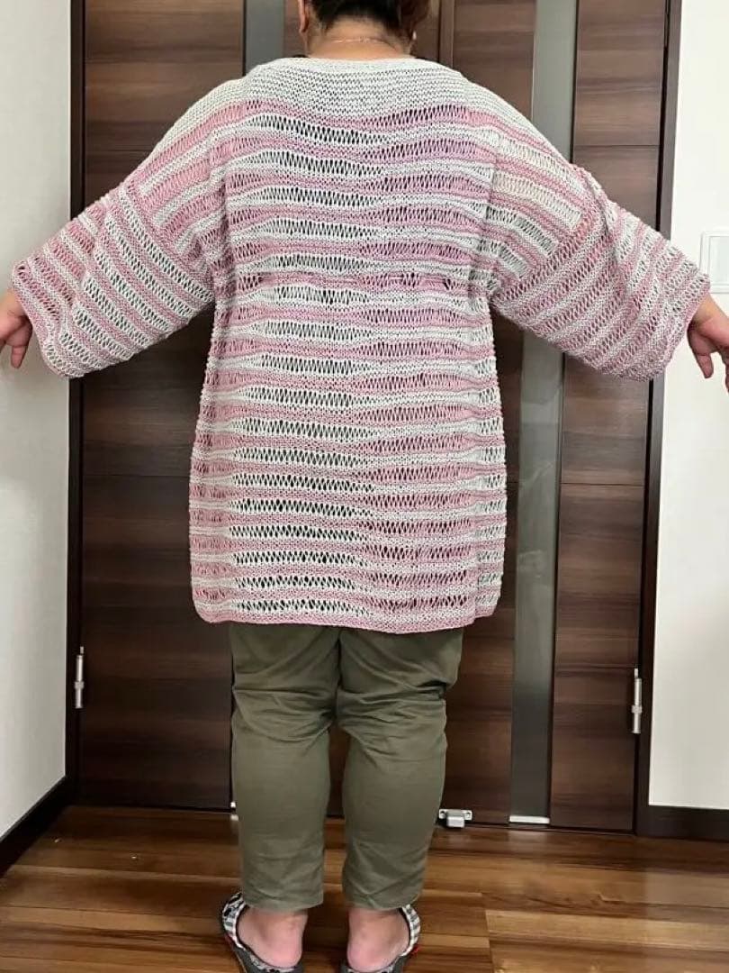 サマーニット　大きいサイズ　ハンドメイド