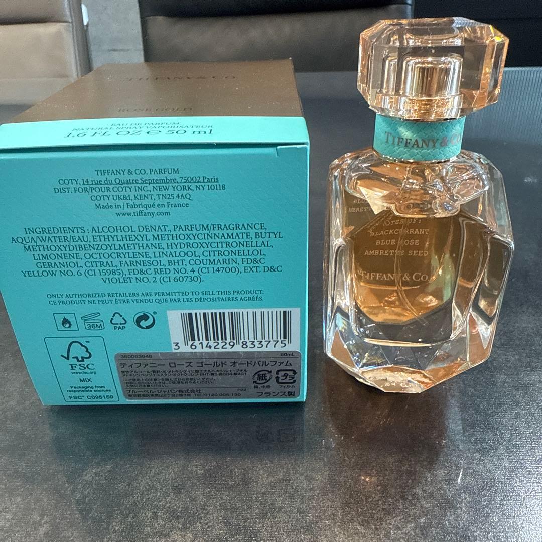 ティファニー　ローズゴールド　オードパルファム　1.6オンス　50ml