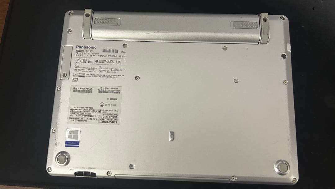 Windowsノート本体 Panasonic Let's note CF-SZ6