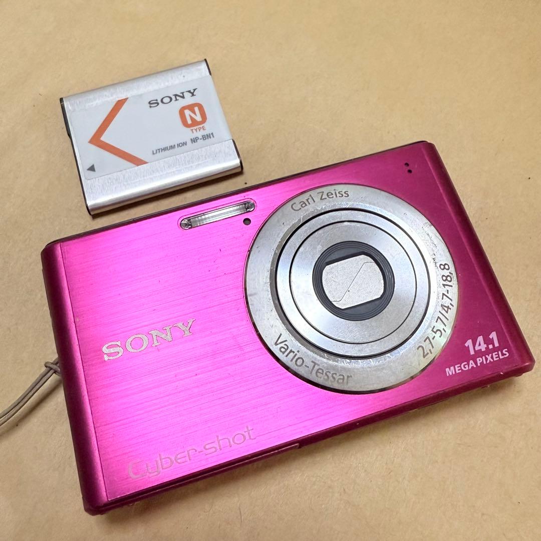 SONY Cyber-shot 14.1メガピクセル ピンク ジャンク