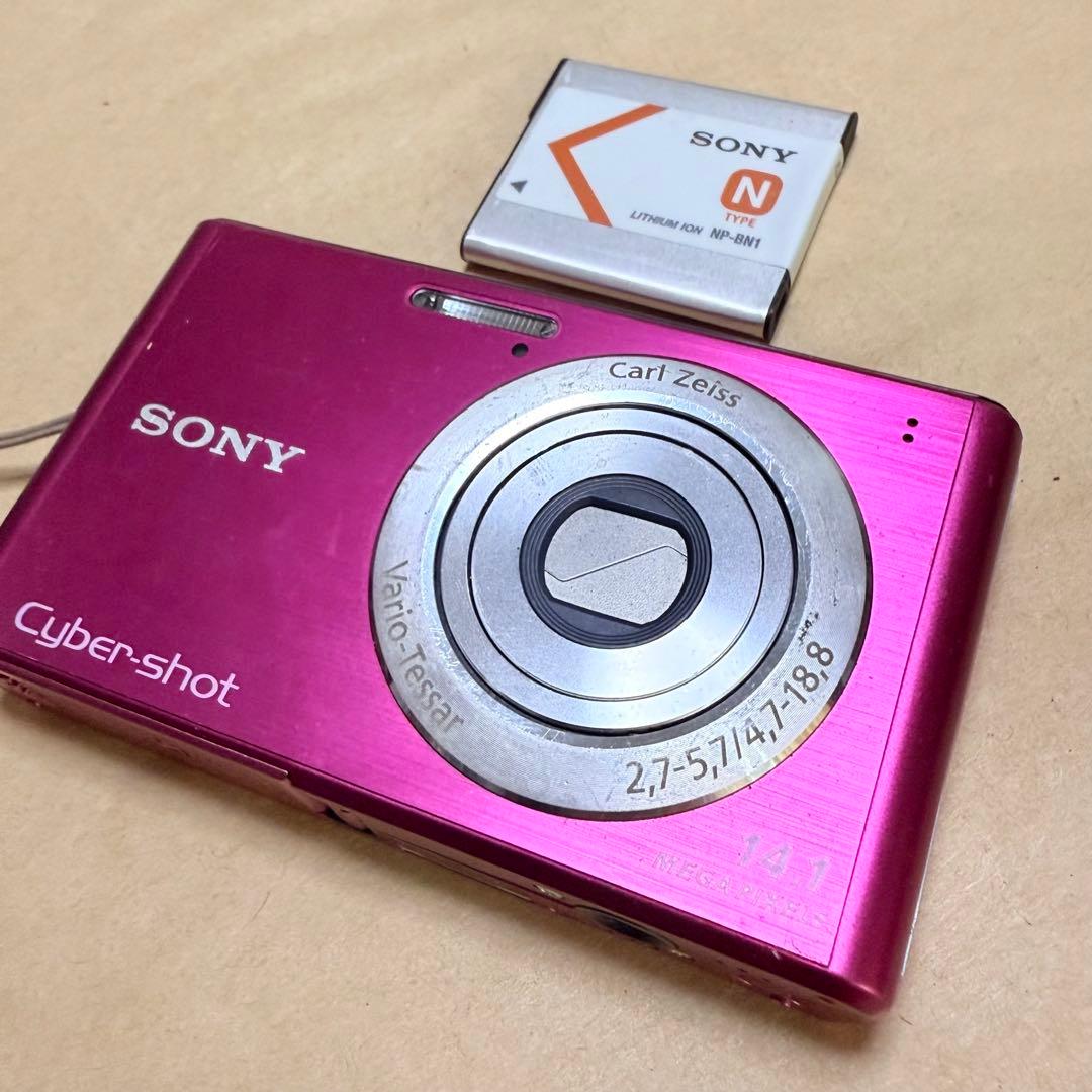SONY Cyber-shot 14.1メガピクセル ピンク ジャンク