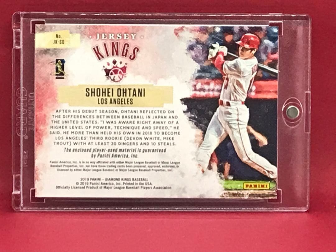 大谷翔平選手　ジャージカード　KINGS
