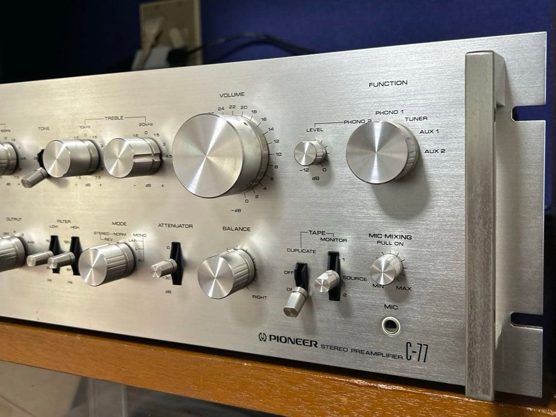 Pioneer Ｃ-77 プリアンプ　パイオニア　コントロールアンプ