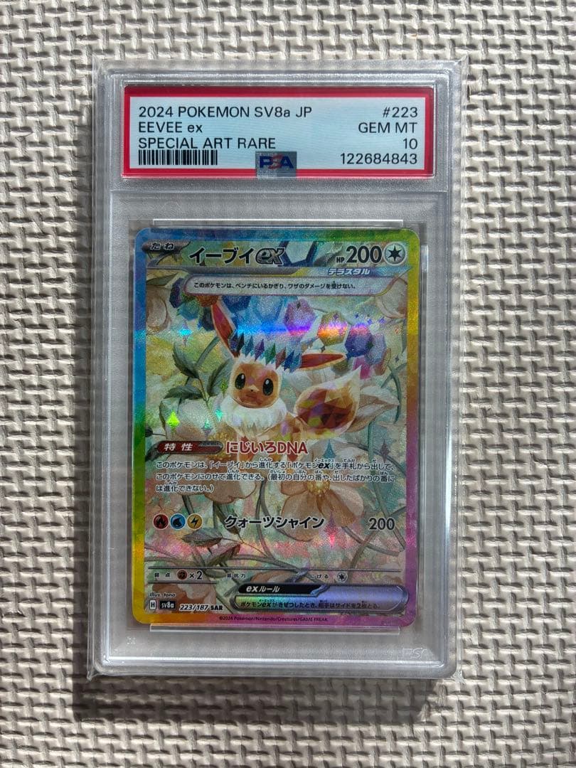 PSA10 図鑑順 10枚セット テラスタルフェス ブイズ SAR イーブイ進化