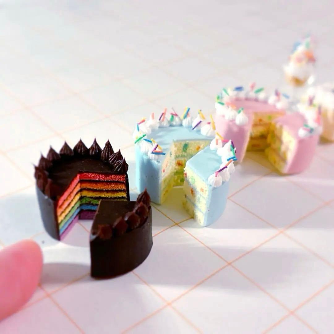 ミニチュアスイーツ　カラフル詰め合わせセット　ミニチュアフード　ハンドメイド