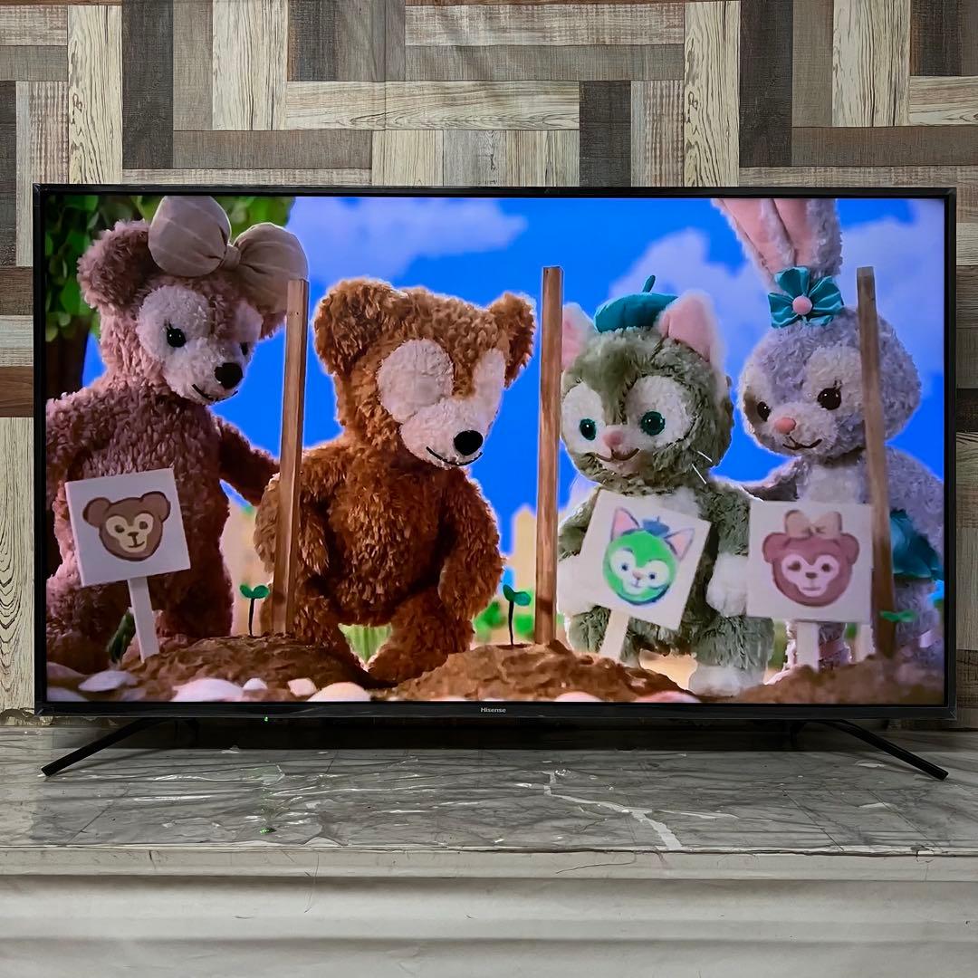 全国送料込❣️ Hisense55型4K対応Wチューナー搭載で裏番組録画可能。