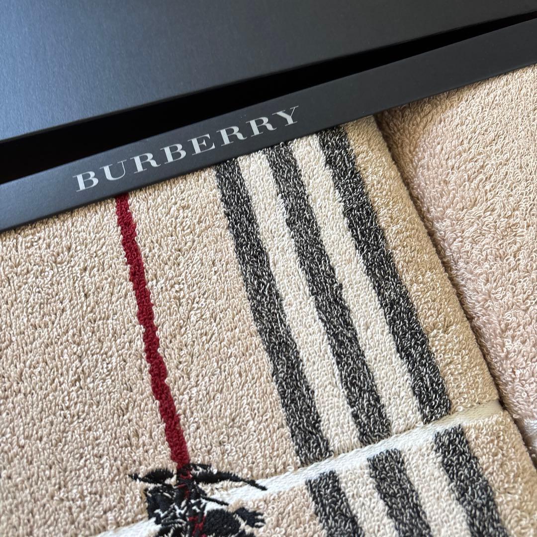 未使用 BURBERRY タオルセット バスタオル·フェイスタオル チェック