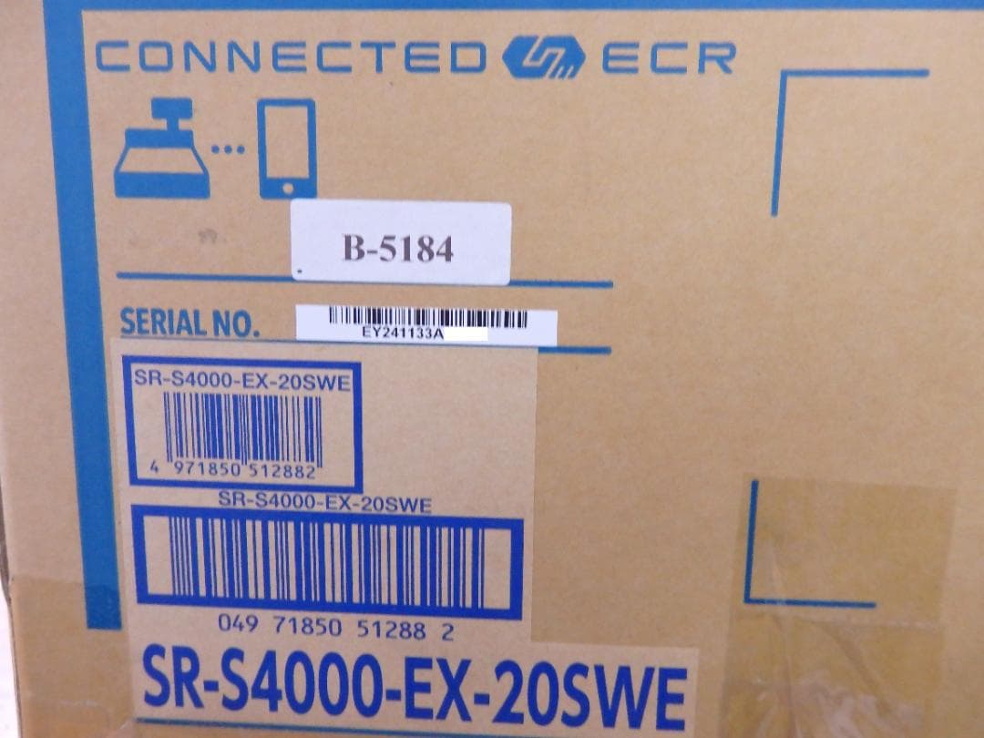 5230CASIO レジスター SR-S4000-EX20S-WE 新品　未開封