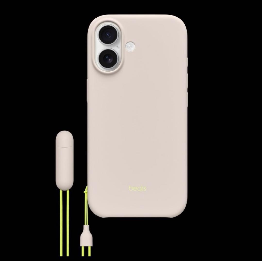 【美品】Beats iPhone17 ケース ライムストーン