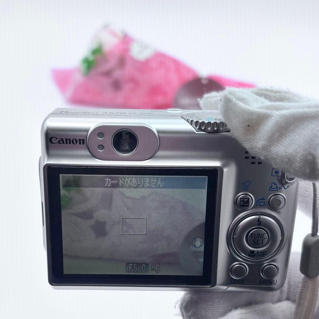 ✨超美品✨ Canon PowerShot A570 IS コンデジ 動作品