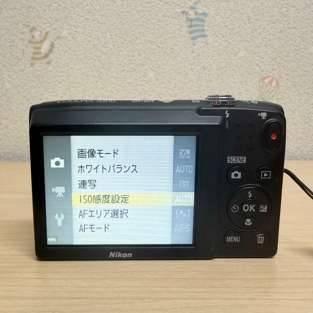 Nikon ニコン クールピクス A100 デジカメ コンデジ シルバー