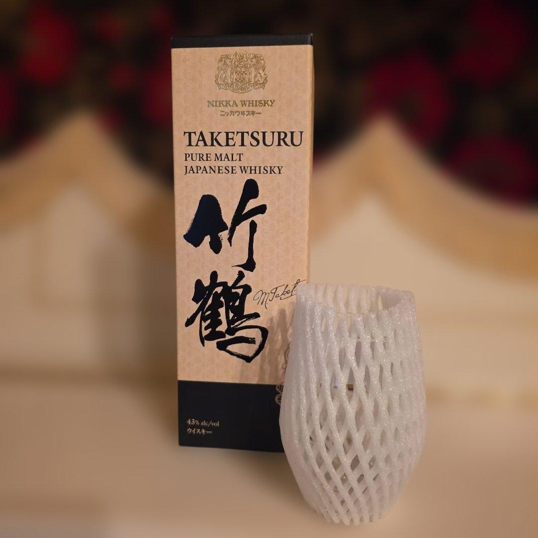 [人気商品] NIKKA 竹鶴ピュアモルト(高級ウイスキー専用グラスグラス付き)