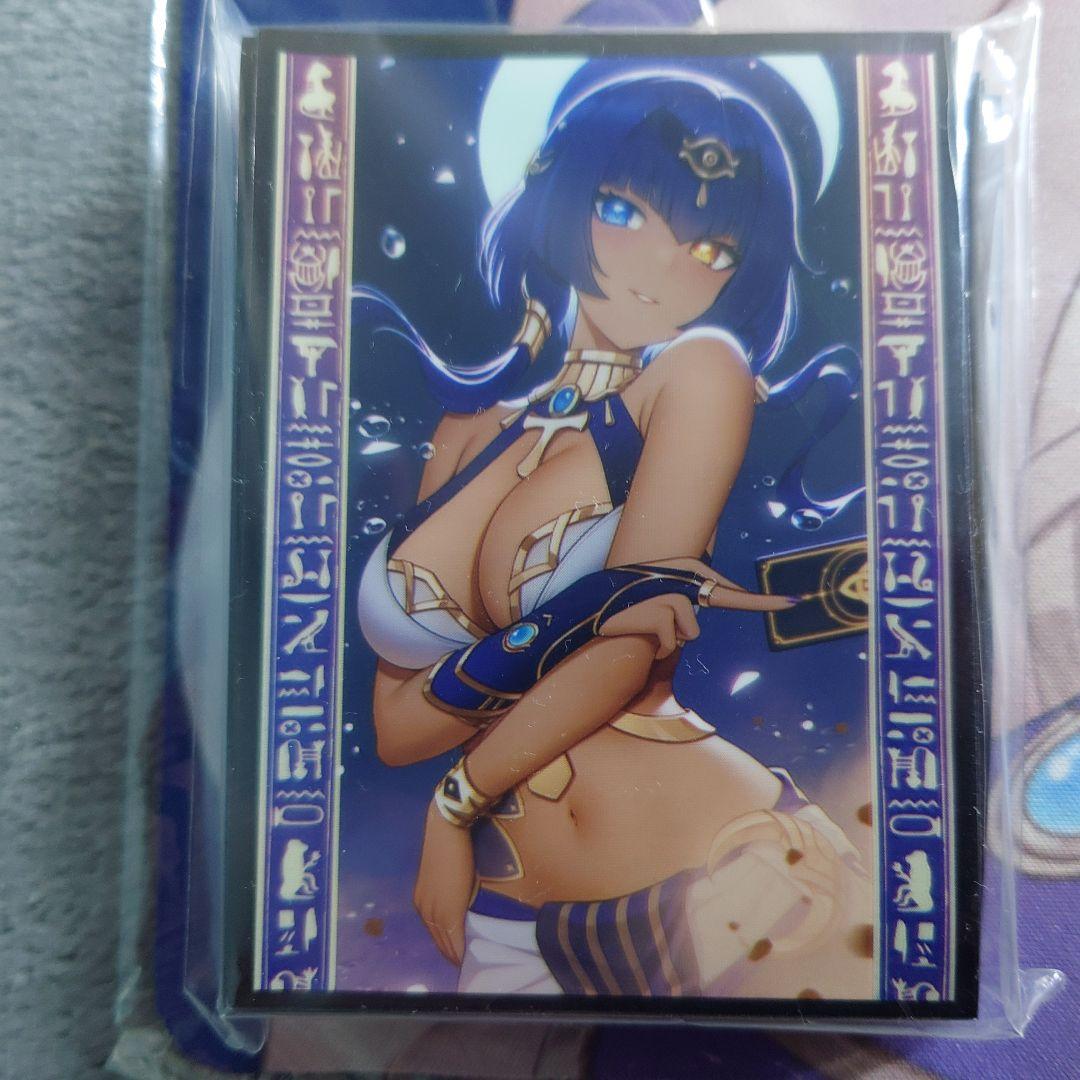 β1 原神 オッドアイ&エジプト文字 キャンディス スリーブ&プレイマット