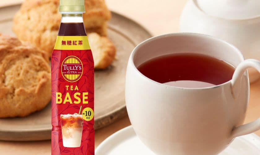 5箱TULLY'S TEA BASE 無糖紅茶 340ml 12本入りタリーズ
