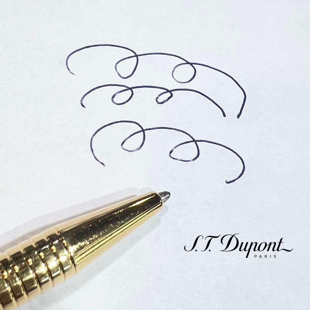S.T.DUPONT デュポン ボールペン ツイスト式ゴールドプレートmh909