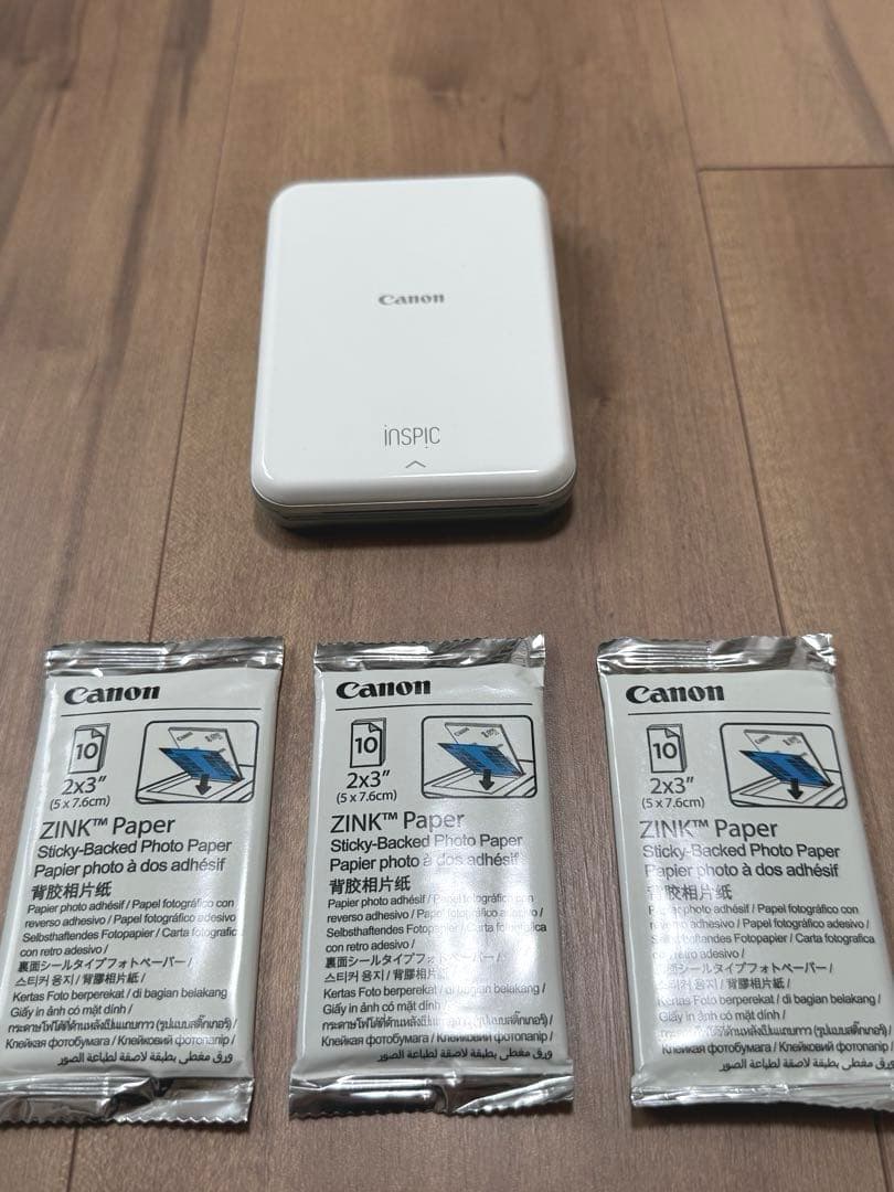 値引き！Canon iNSPiC ポータブルプリンター