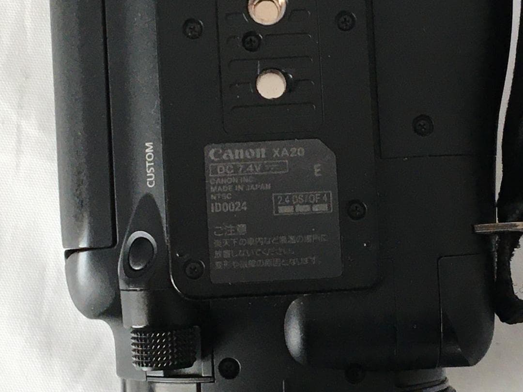 Canon XA20 業務用ビデオカメラ本体