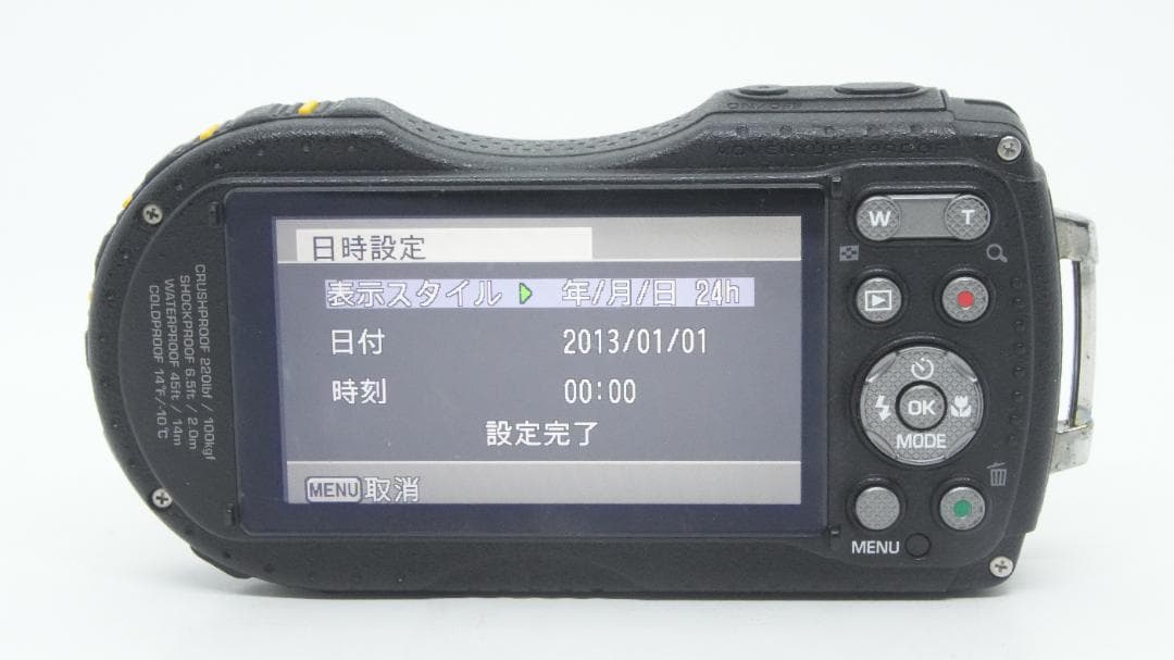 【B2026】 PENTAX WG-Ⅲ オレンジ ペンタックス